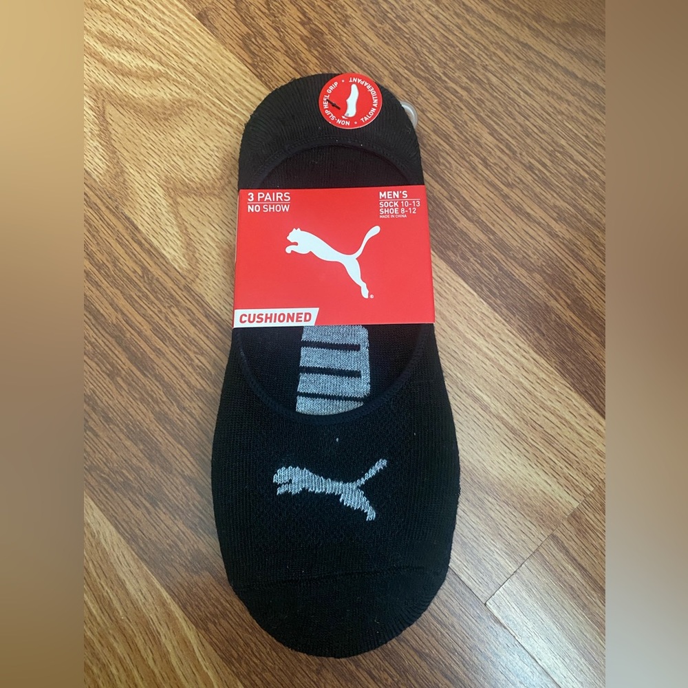 PUMA mens no show socks NWT